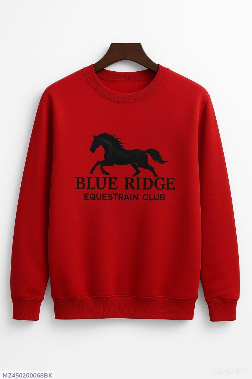 Red Fleece Sweatshirt