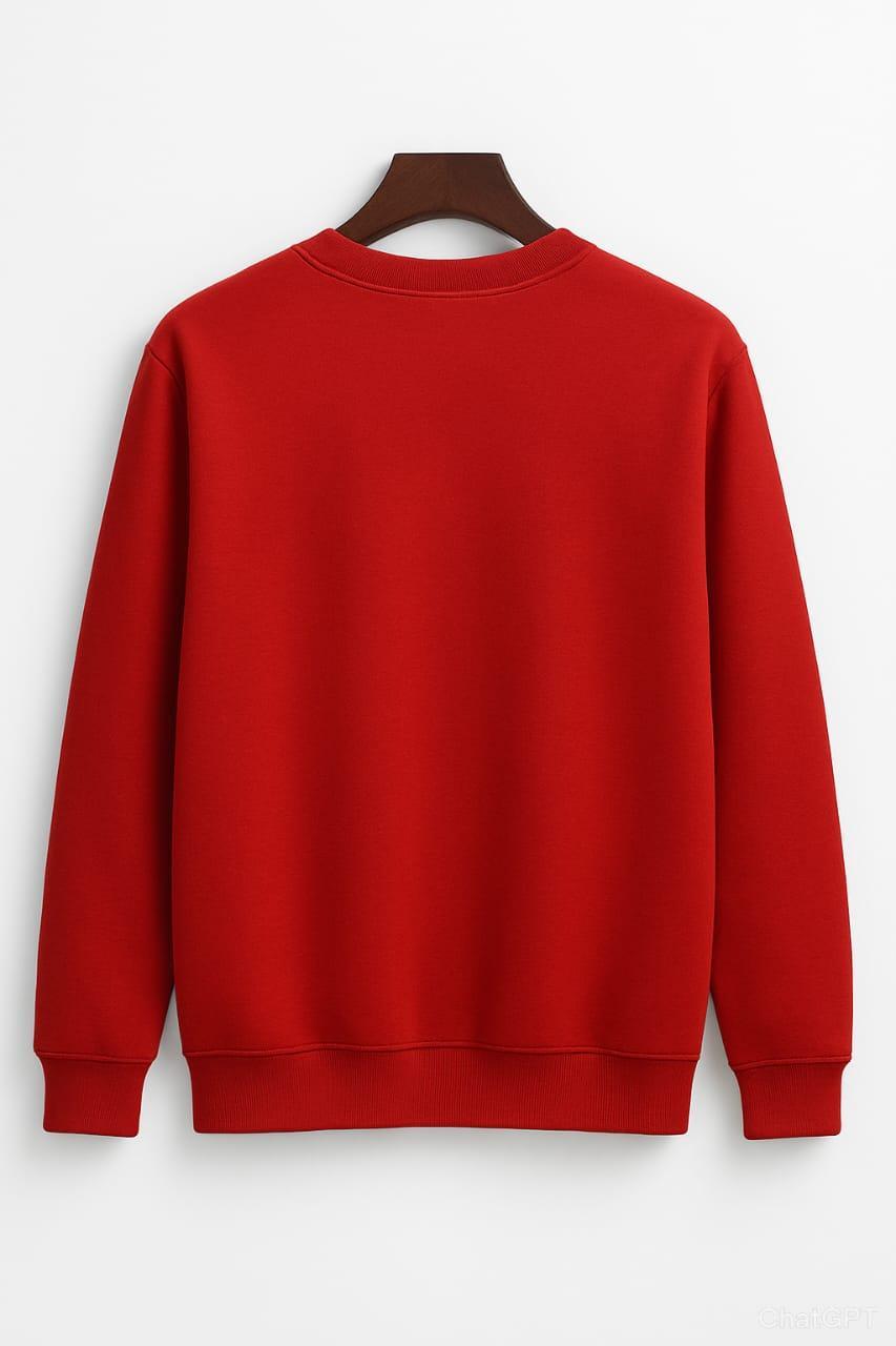Red Fleece Sweatshirt