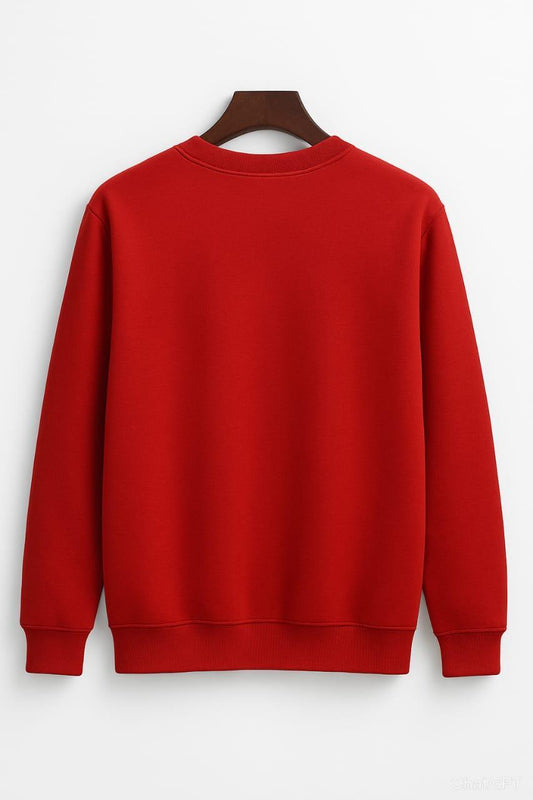 Red Fleece Sweatshirt